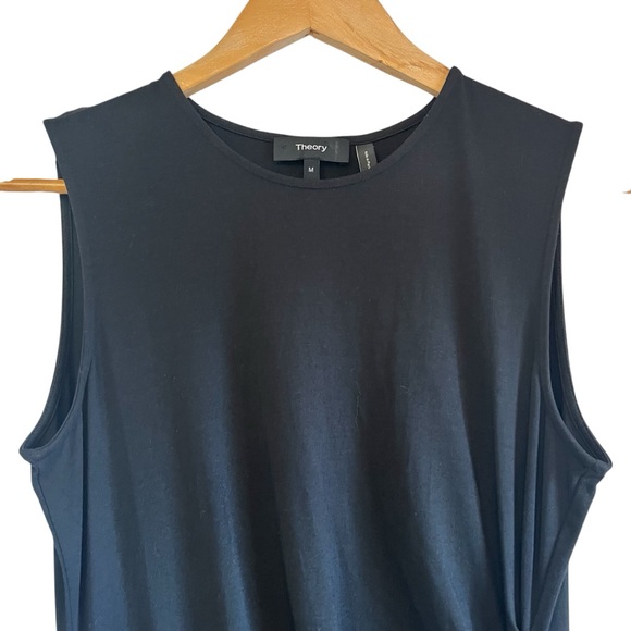 Theory Jorainna Draped Front Dress lightweight sleeveless excellent condition - Picture 7 of 14